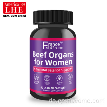 Neu eingetroffenes Shecome Womens Primal Rinderorgan-Ergänzungsmittel